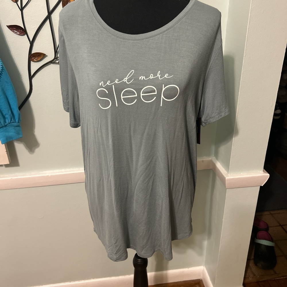 Need more sleep pajama top